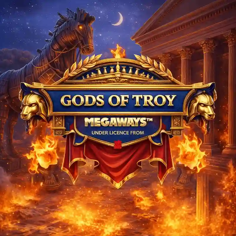 Gods of Troy MegaWays slot game interface