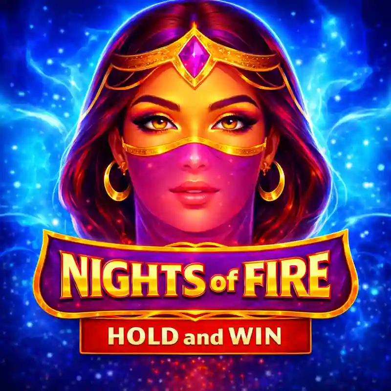 Nights of Fire casino slot game interface